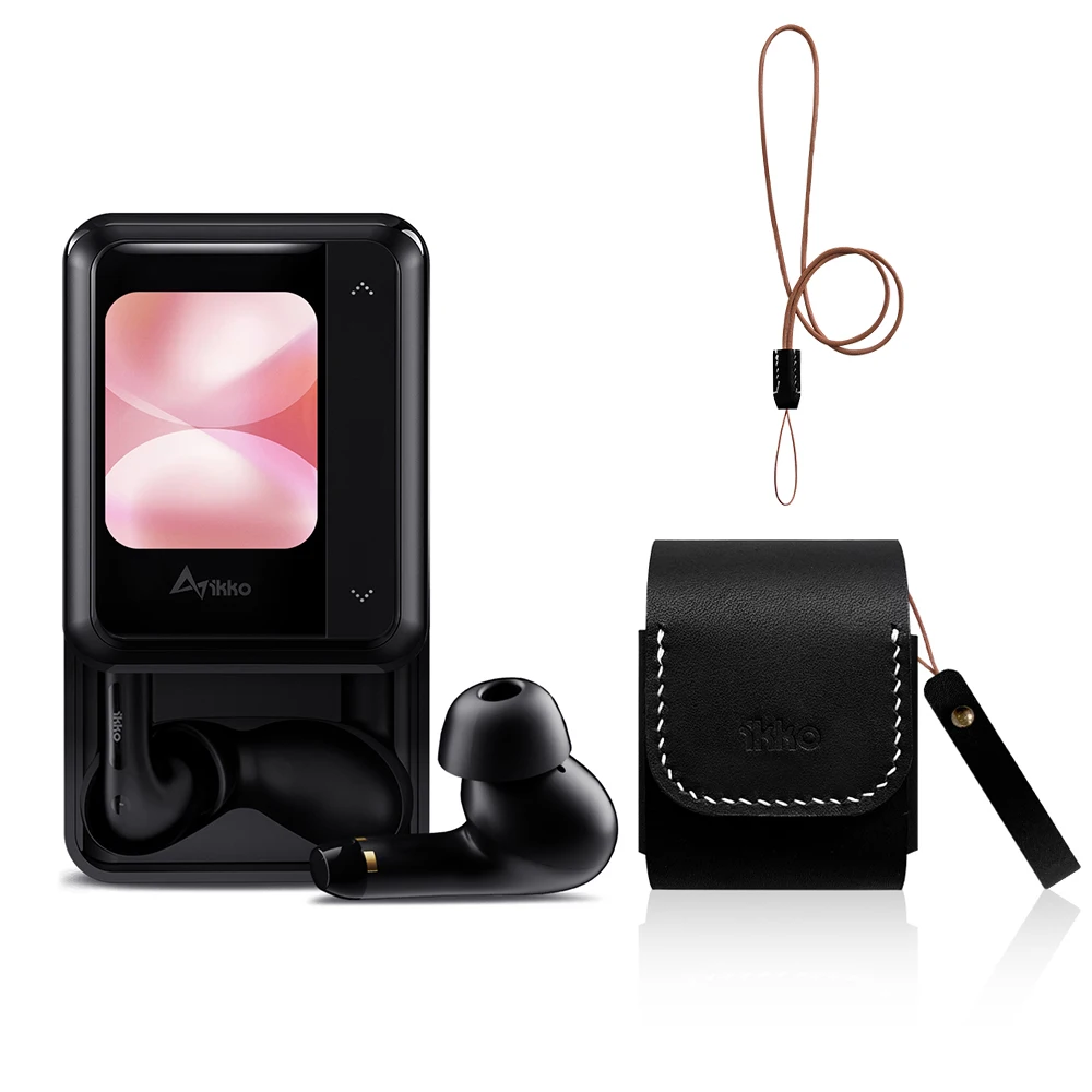 Ikko ワイヤレスイヤフォン ブラック ActiveBuds | True Wireless Smart Earbuds | iKKO