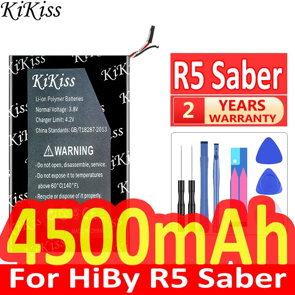 

Мощный аккумулятор KiKiss 2300 мАч/4500 мАч для HiBy R5 Saber R3 Pro