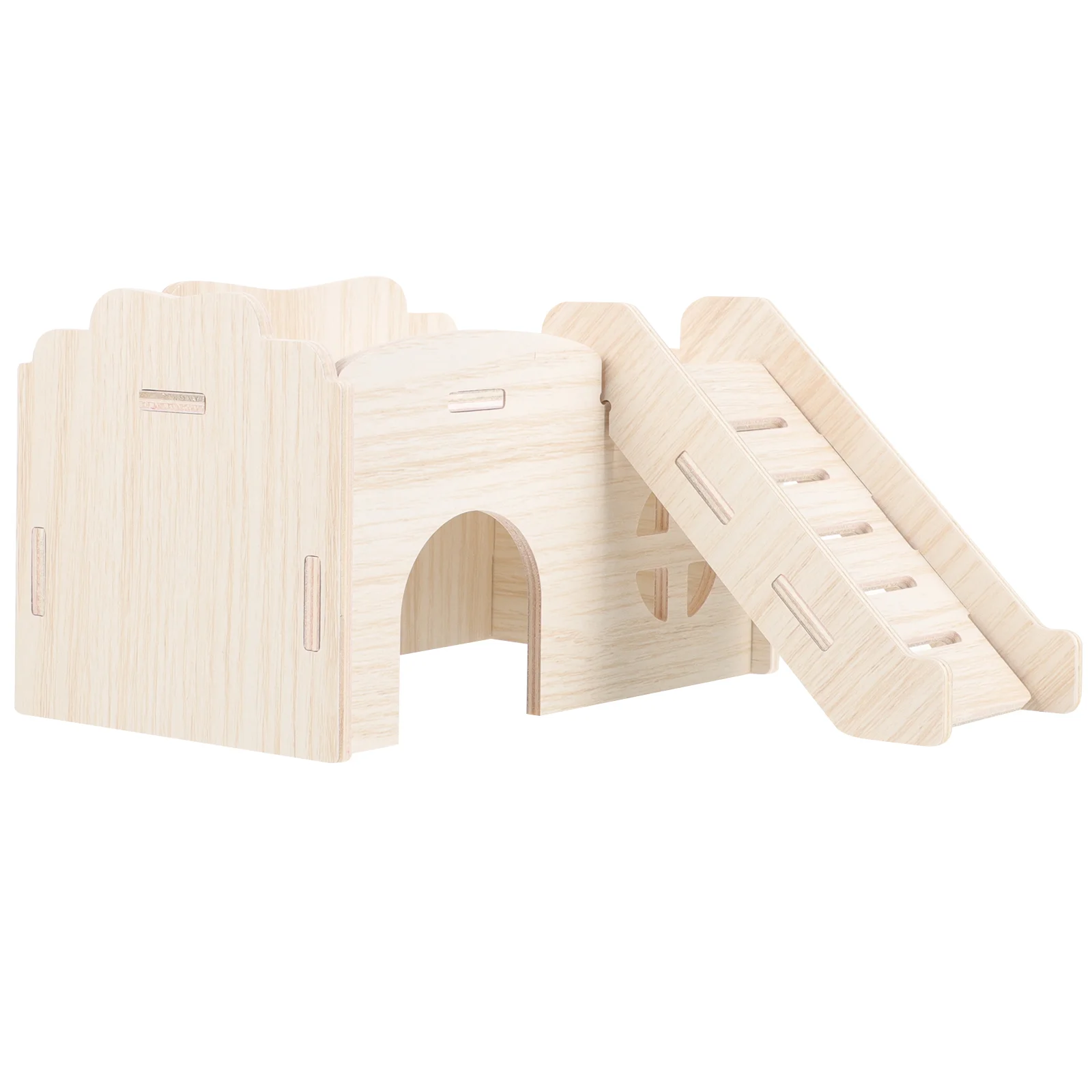 

Hamster Wooden Bed Guinea Pig Toys Small Animal Hideout Solid Houses and Hideouts