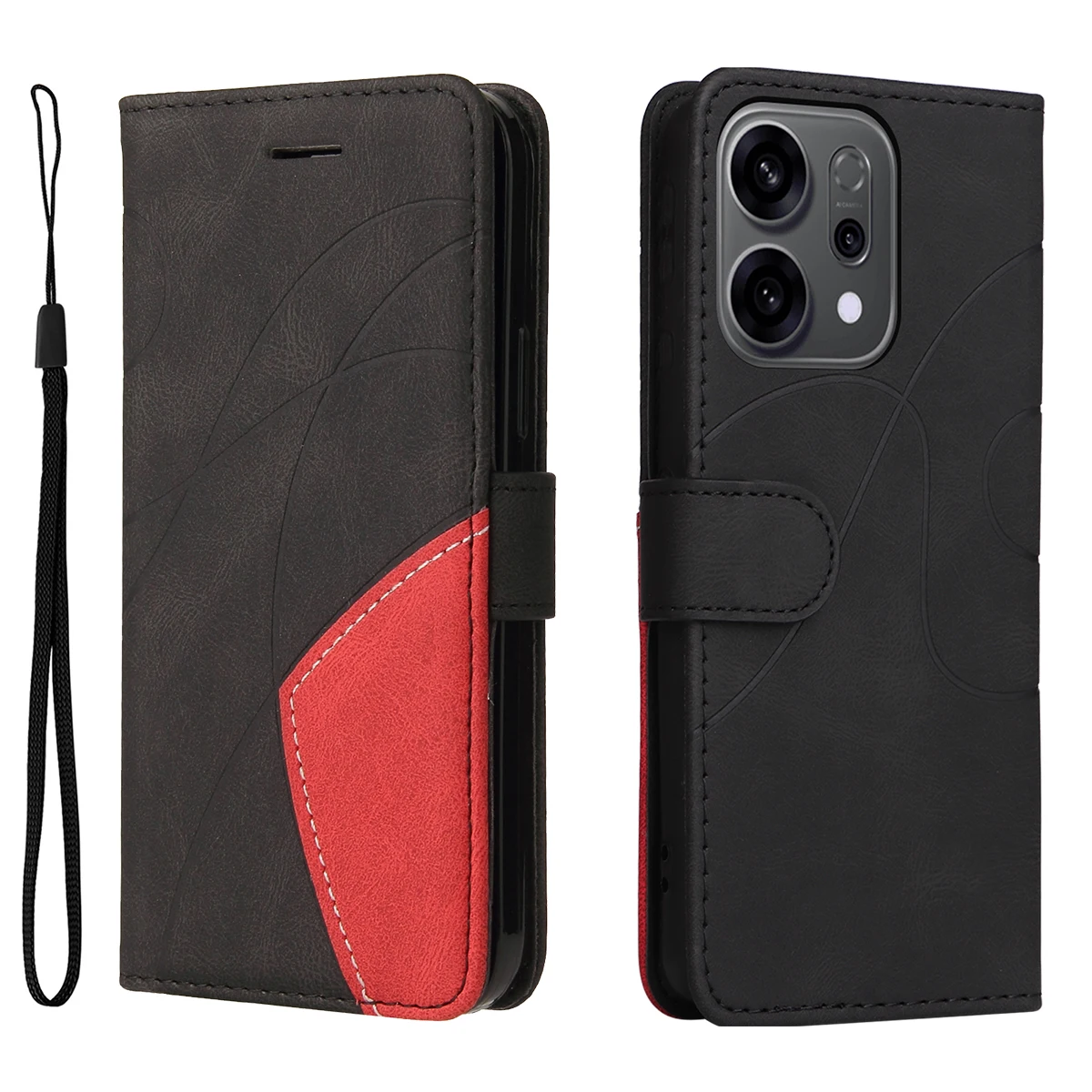 Versatile Magnetic Leather Flip Wallet Phone Case