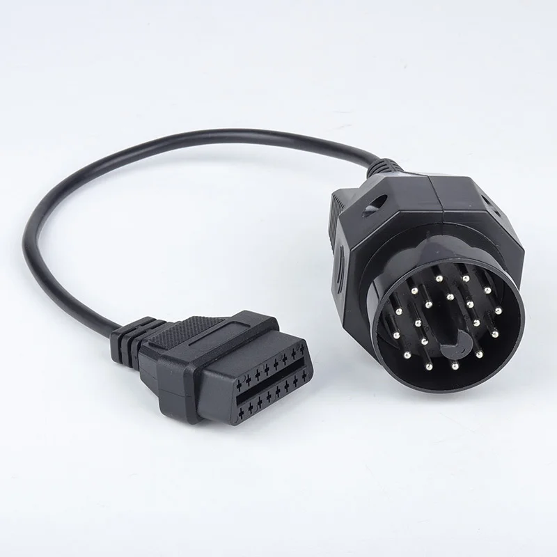 10PcslotCarOBDExtensionCableOBDIIAdapterForBMW20PinToOBD2