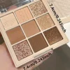 9 Color Eyeshadow Palette, Matte And Shimmer Brown Eyeshadows Powder, Long Lasting Blendable Eyeshadow Cosmetics 3