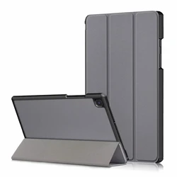 Premium Leather Tablet Cover for Samsung Galaxy Tab Series (Gray)