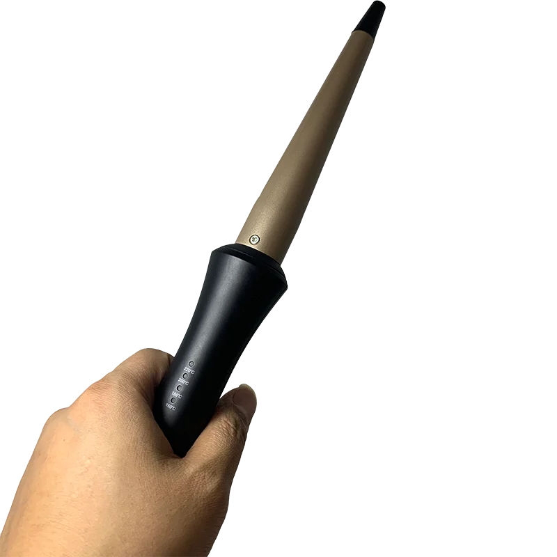 For barber shop curlers conical curling iron single tube ceramic glaze pear flower cone electric hair curly hair : 110-240-v