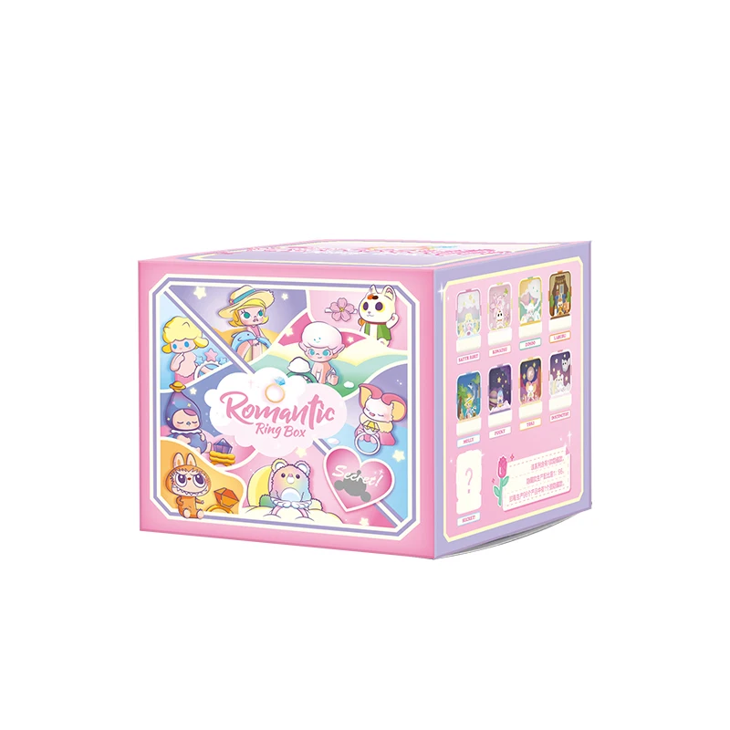 POP MART Romantic Ring Series Blind Box Toys Guess Bag Mystery Box Mistery Caixa Action Figure Surpresa Cute Model Birthday