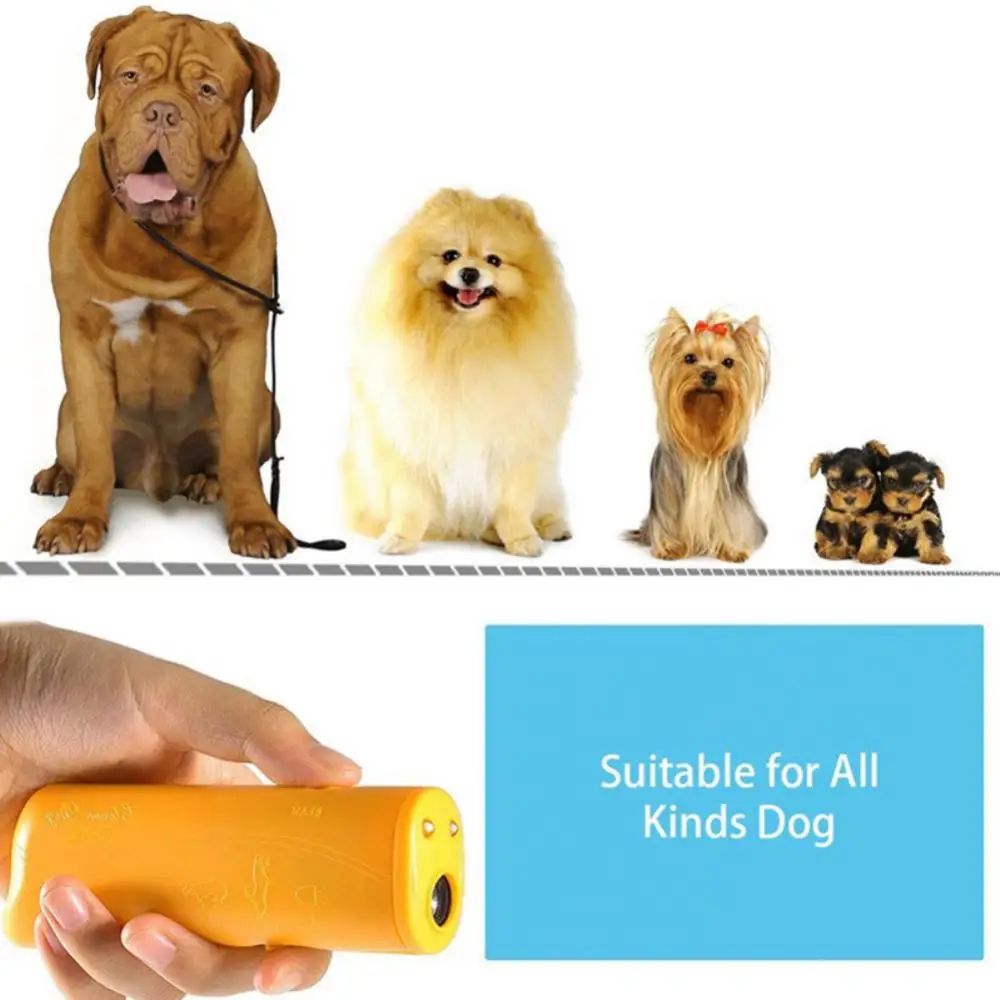 Pet dog repeller Pet Dog Repeller Whistle Anti Barking Stop Bark Training Device Trainer LED Ultrasonic 3 In 1 Anti Barking Dog Training Home Pet