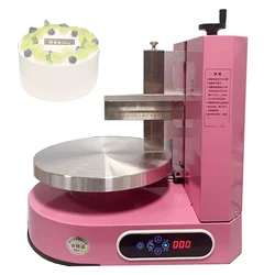 New Arrival Semi Automatic Birthday Cake Cream Coating Filling Machine 4-12Inch Cakes Cream Butter Spreading Daubing Icing Maker