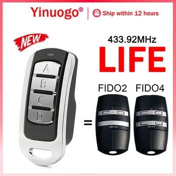 LIFE FIDO 2 / FIDO 4 게이트 원격 제어용 433.92MHz 롤링 코드는 LIFE 원격 제어 차고 문 제어와 호환 가능