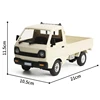 D12 Mini 1/16 2WD RC Car Simulation Drift Climbing Truck LED Light On-Road 130 Motor Fit WPL D12 For Kids Gifts Toys 4