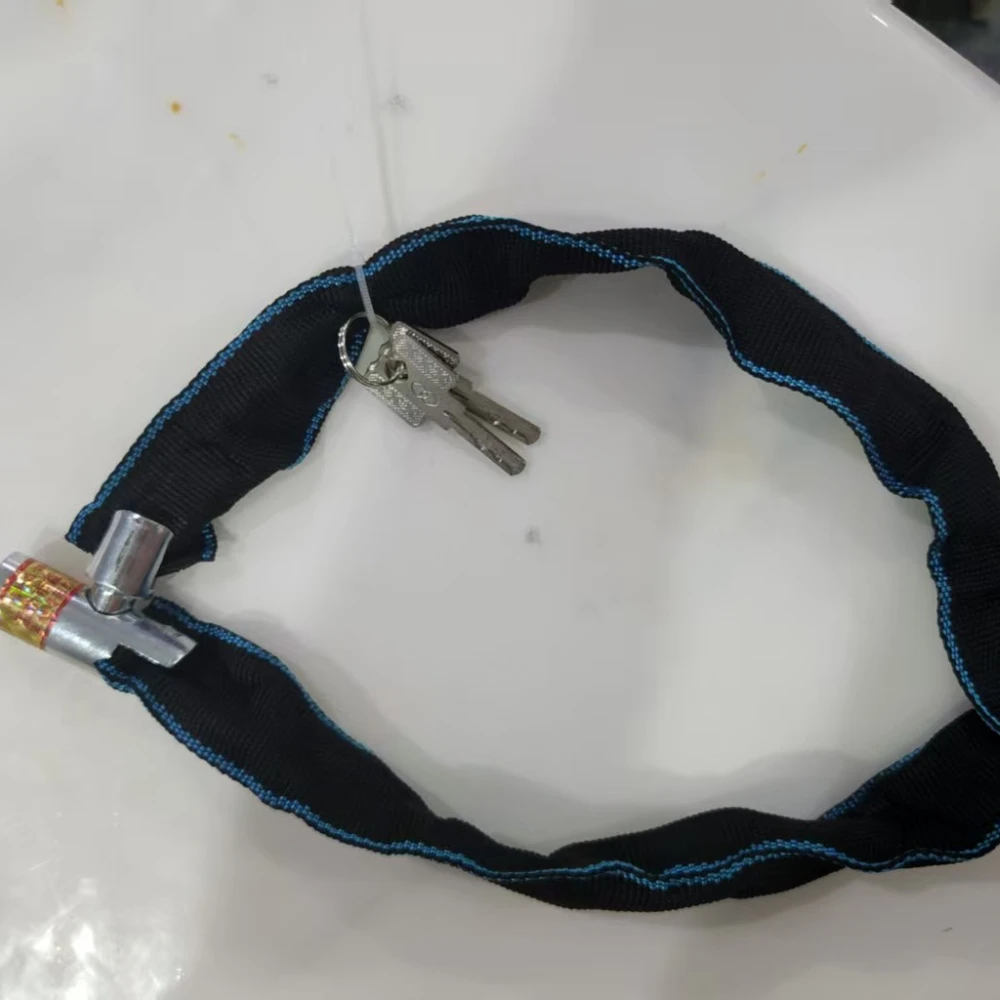 Bicycle Chain Lock Bike Chain Lock Lighter Weight Stronger Security Anti-Theft Road Mountain Bikes