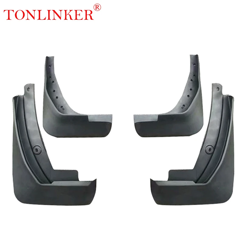 TONLINKER-guardabarros de coche para Audi A4, B9, Sedan 2020, 2021, 2022, accesorios de 4 piezas