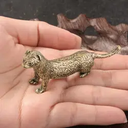 Antique Bronze Otter Desk Ornament - Solid Copper Home Decor Statue (Copper)