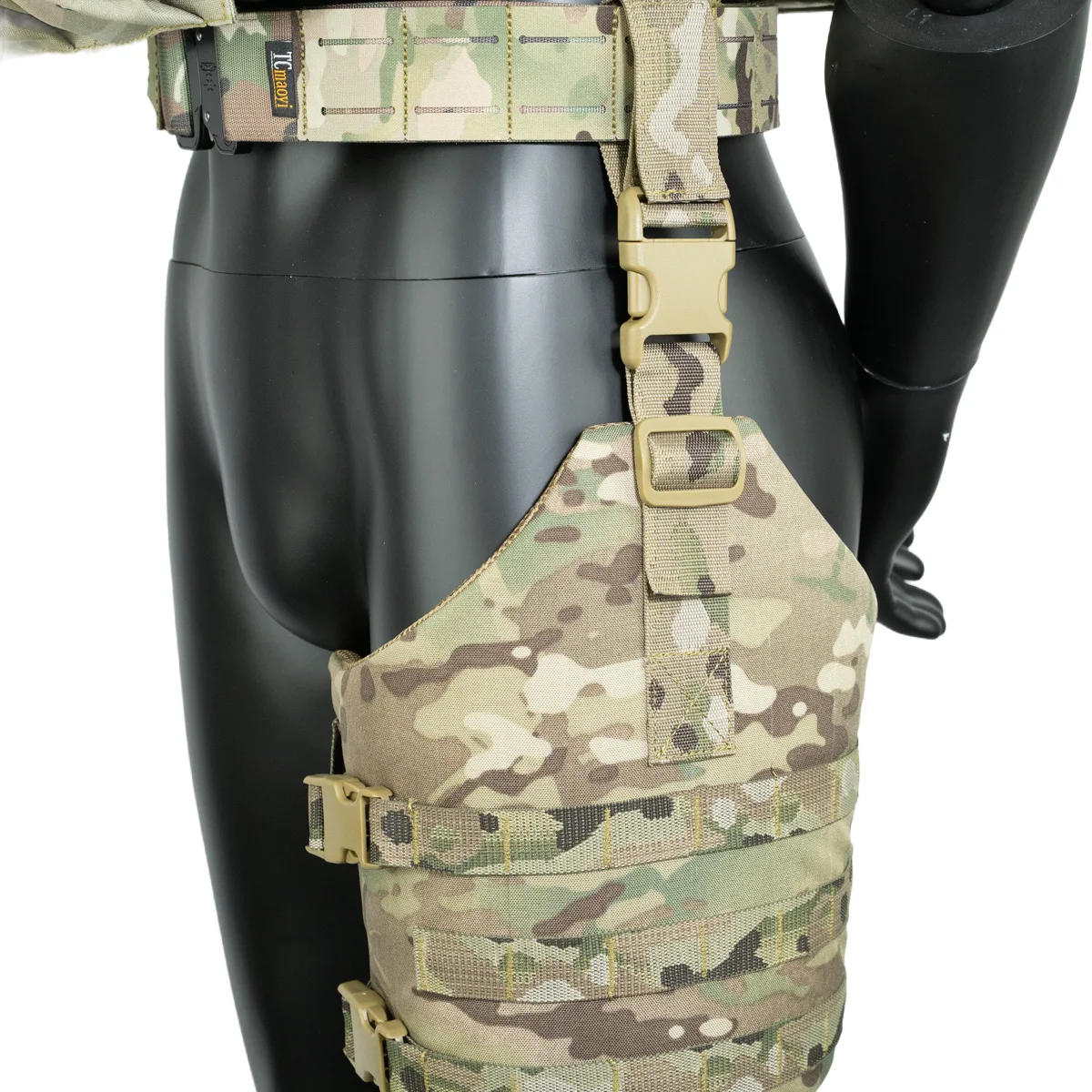 Taktische Gürtel Drop Leg Plattform Molle Oberschenkel Panel Hängen Bord Montage Platte Jagd – Detail 22
