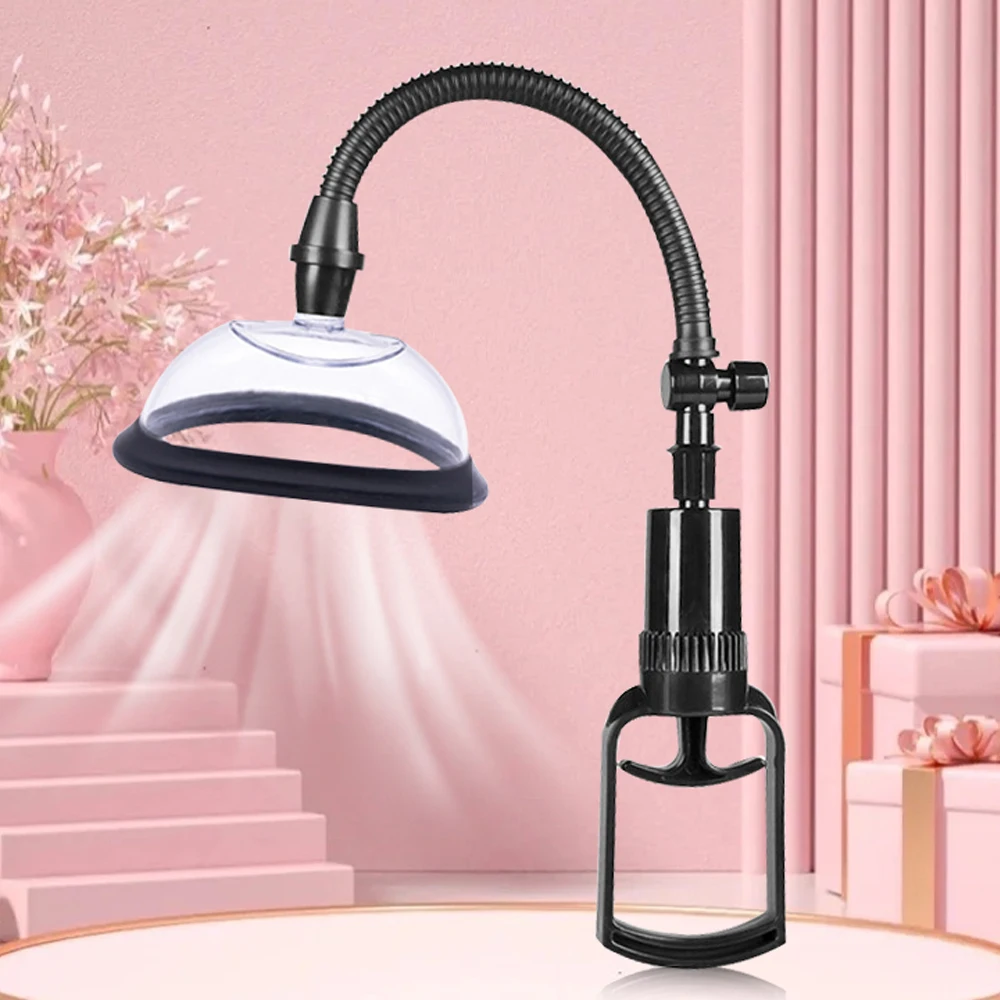 Sex toys Pull rod pussy pump vagina clitoris sucker Manual women breast massage nipple stimulator enlarge vacuum pump cover