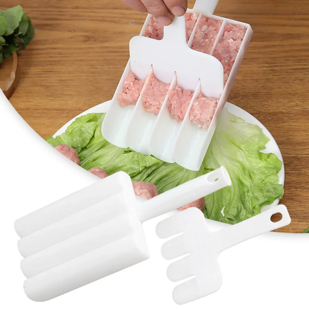 Dur-able Kitchen Meatball Maker Set Balls Mold Convenient Kitchen Accessories Tool Light Meatball Maker Plastic Spoon Tools