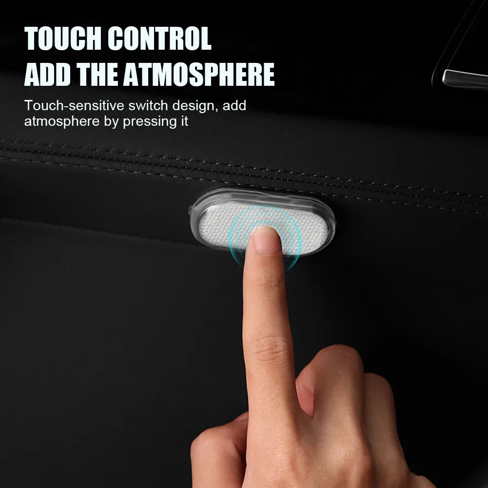 Car lighting multi-function reading lamp led atmosphere lamp car touch sensing usb charging car roof emergency lamp