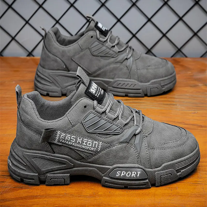 New Designers Action Leather Sneakers Shoes Men Outdoor Casual Shoes Man Trendy Leisure Footwear Male Walking Shoes 2
