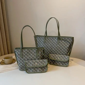 Borsa Tote Classica Grande Capacità, Borsa a Spalla Versatile per Due Valigie, Diverse Misure, Borsa da Donna