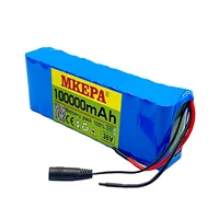 Batterie au lithium pour scooter électrique, 10S2P, 36V, 100000mAh, 500W 5