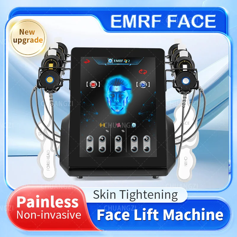 Latest Strong Pulsed Magnetic EMSzero RF Heat Energy Face Lift Wrinkle Removal Machine V-Line Facial Treatment Device 2