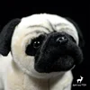 Pug Plush Toy High Fidelity Puggle Plushie Pekingese Pugs Dog Peluche Lifelike Stuffed Animals Simulation Doll Kawai Toy Gifts 4