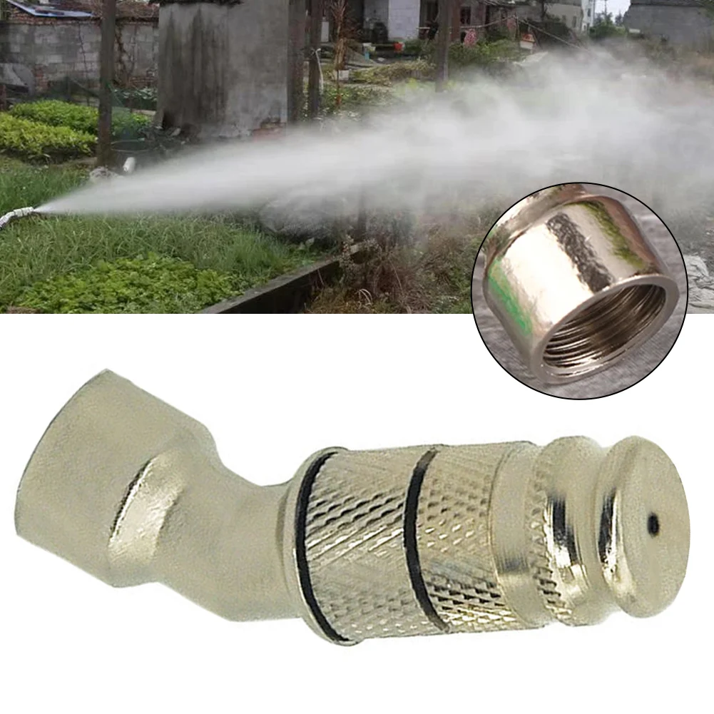 

1pcs Brass Atomization Nozzle Garden Cleaning Machine Agricultural Electric Sprayer 45° Nozzle High Pressure Atomizing Nozzle