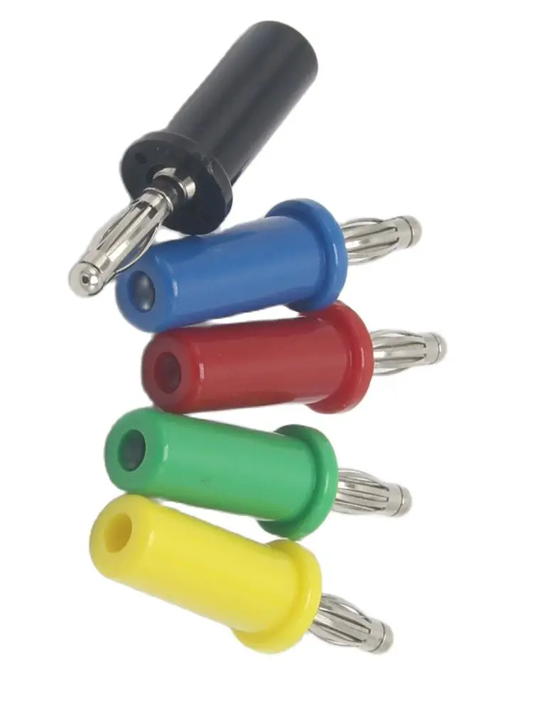 5 Farbe 4mm Bananenstecker Jack Reines Kupfer 15A Großer Strom 4mm Bananenstecker 10 Teile/los – Detail 1