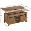 Lift Top Coffee Table, 4 in 1 Convertible Coffee Tables with Storage and Hidden Compartment for Living Room 2