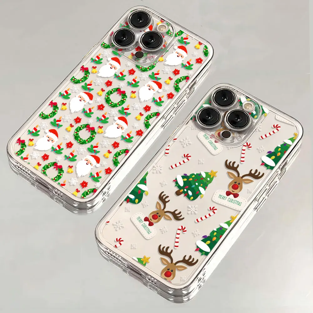 Festive Holiday Characters Soft TPU Phone Case