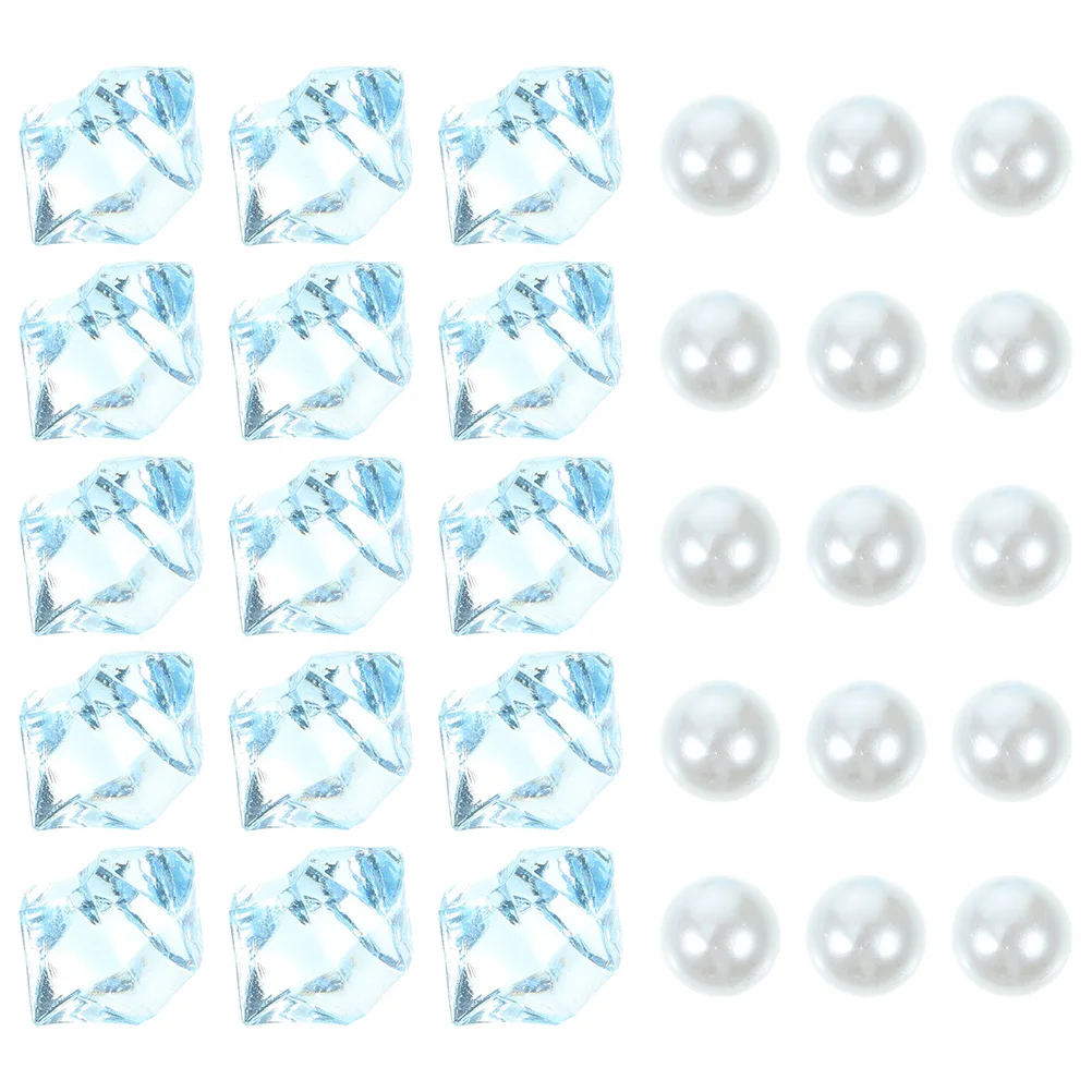 

Beads for Crafts Transparent Fish Tank Decoration Stone Ornaments Betta Aquarium Stones