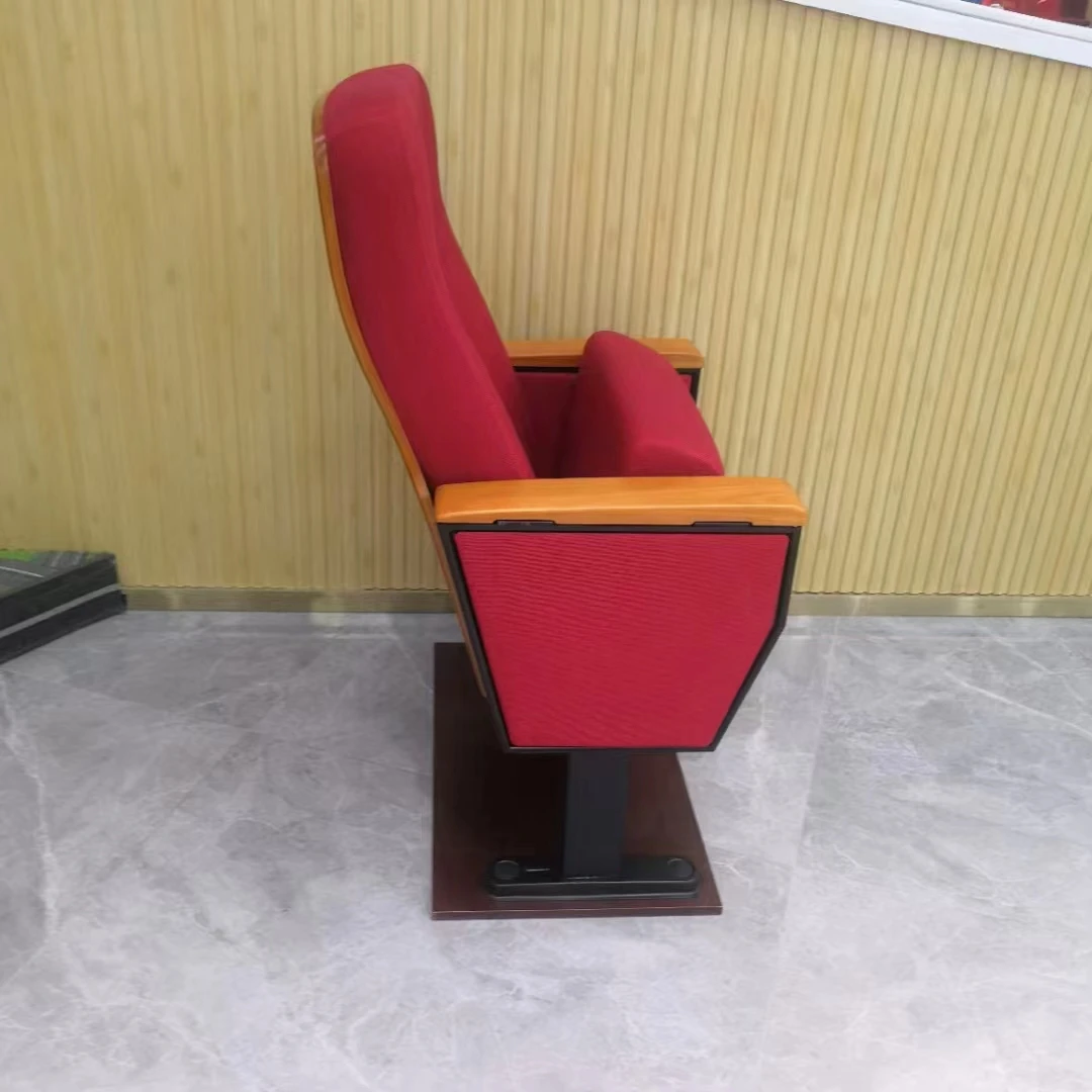 1pcs high quality detachable cinema Theater chairs bus chairs churches chair student Fabric wooden color customize office