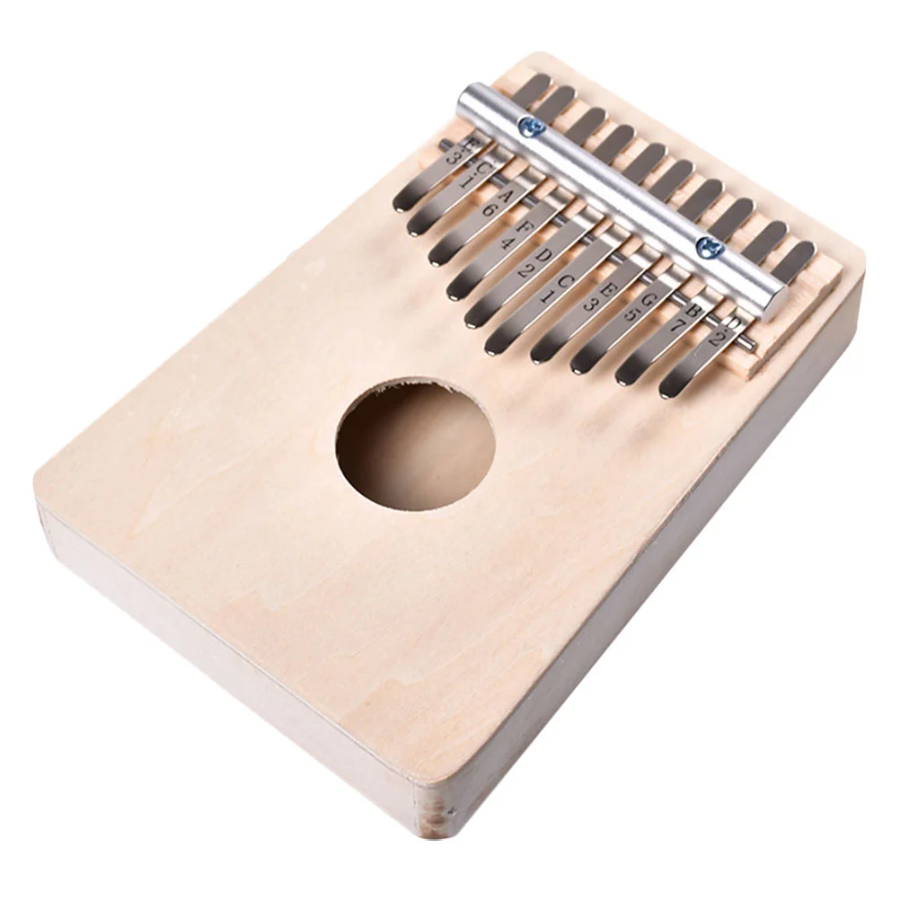 

Musical Instrument Kalimba Child Gifts for Stocking Stuffers Pocket Piano Wood Portable