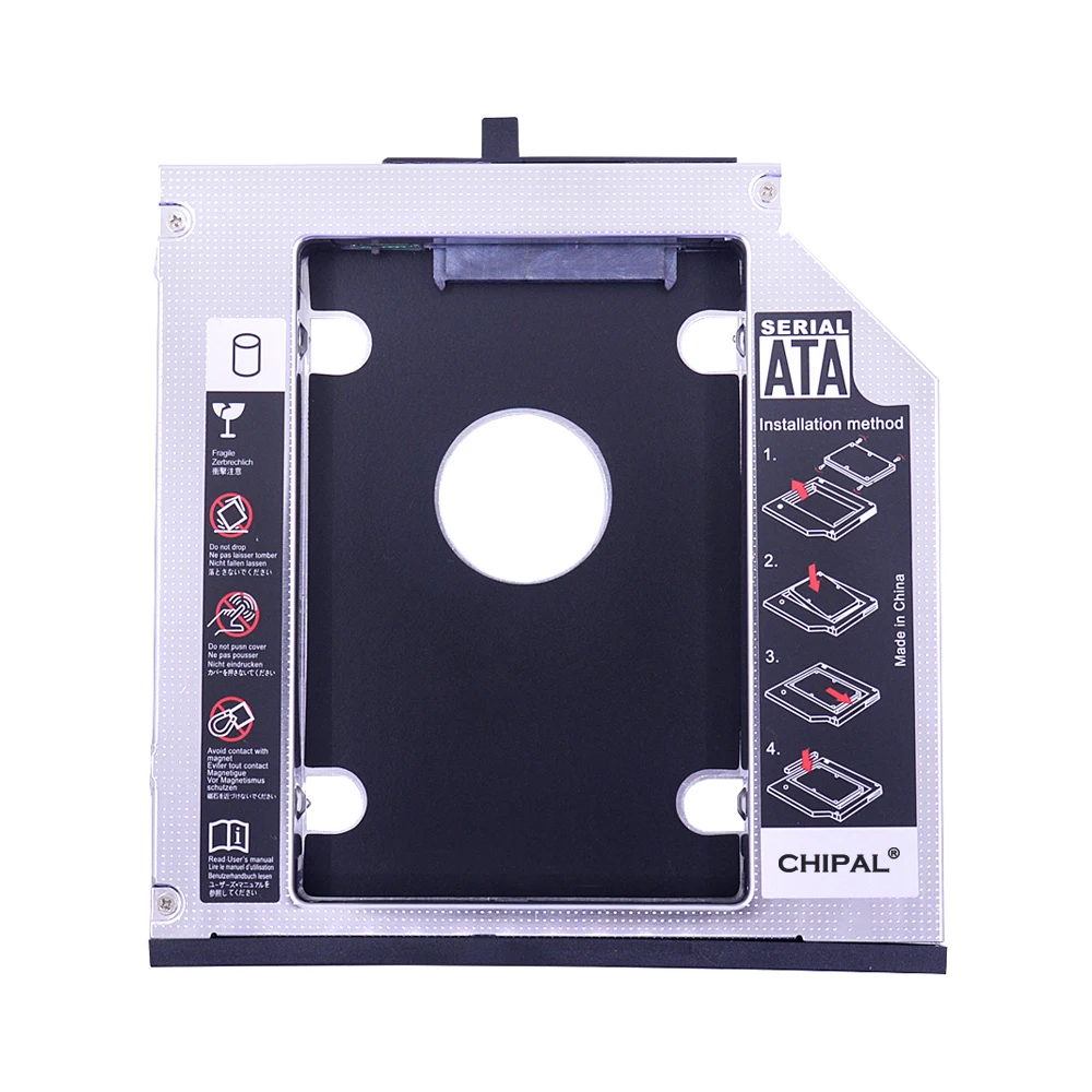 2nd HDD Caddy 12.7mm SATA 3.0 2.5'' 2T SSD Case HDD Enclosure Lenovo ThinkPad T420 T430 T510 T520 T530 DVD CD ROM external hard drive case ssd enclosure hard drive enclosure hard disk case external hard drive box hdd case enclosure