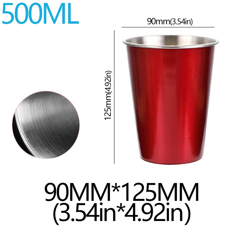 Stainless Steel Tumbler for Home, Office, and Bar - Versatile Drinkware for Coffee, Tea, or Beer