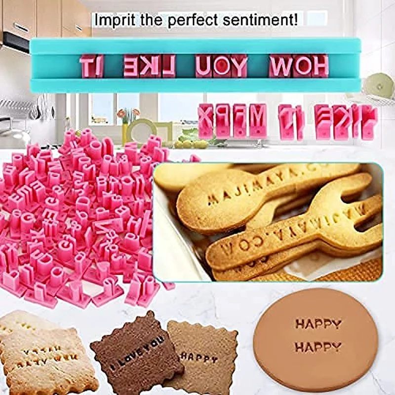 Letter Stamps for Clay Embossed Ceramic Pottery Texture Craft