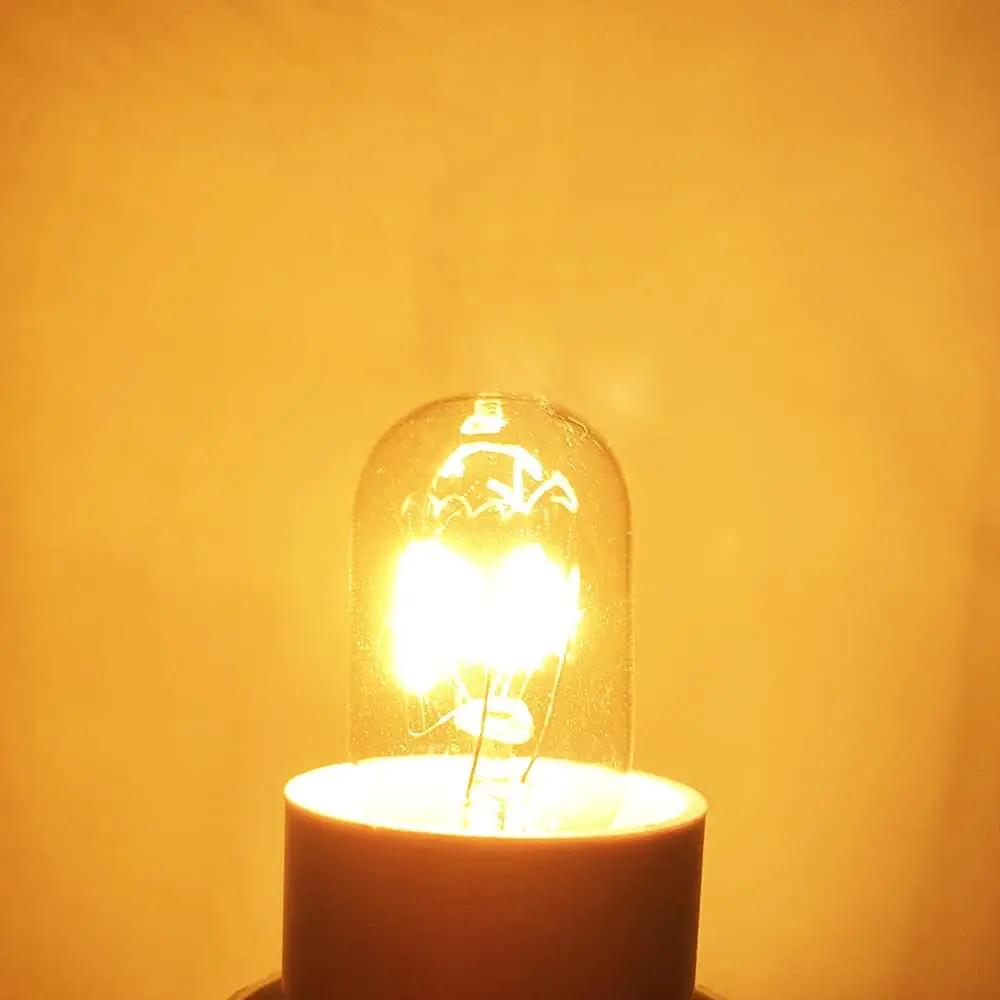 Incandescent Bulb 6PACK 120V/220V 15W/20W/25W E12/E14/B15D T20 T6.5 Small Edison Incandescent Bulb for Himalayan Salt Rock Basket Lamp Night Light