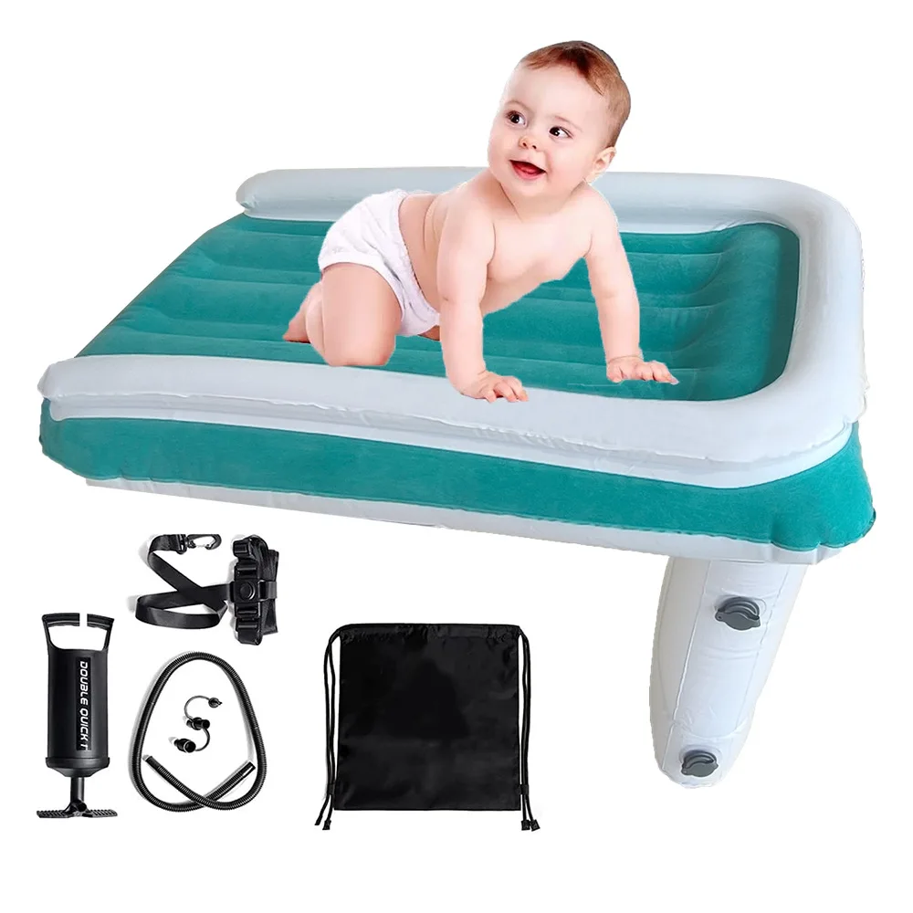 

Inflatable Airplane Bed for Kids Portable Baby Travel Bed Folding Toddler Sleeping Bed High-Speed Rail Plane Children's Air Mat