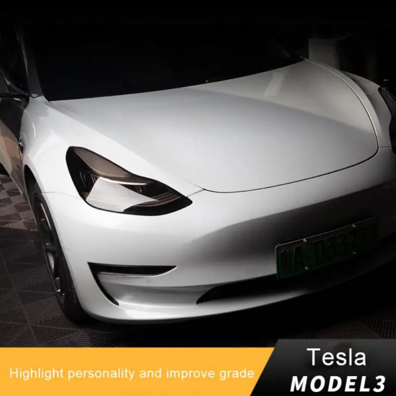 Front Headlamp Car Styling Sticker For Tesla Model 3 Y 2021 2022