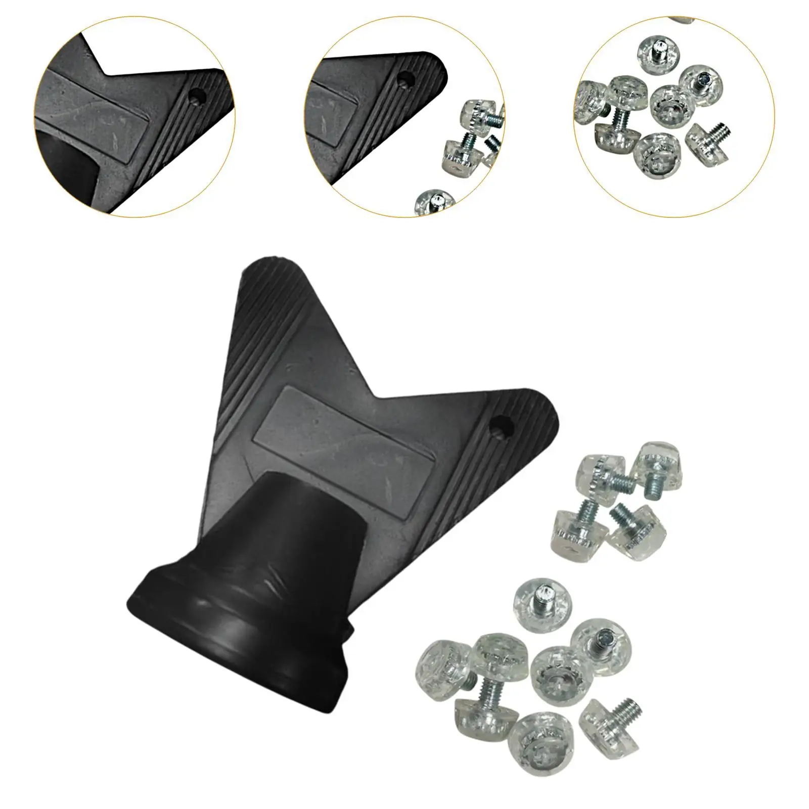 12 Pieces Football Boot Studs Replacement Professional Firm Ground M5 7mm 10mm Anti Slip Soccer Studs Football Boot Spikes