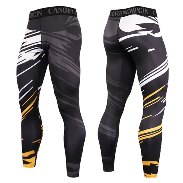 Men's Sweatpants Compression Quick Dry Fitness Sport Leggings Men Sportswear Training Basketball Tights Gym Running Sports Pants KC192