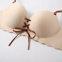 Soutien-gorge une pièce sans couture pour femmes, Lingerie Sexy, bonnet 3/4, sans fil, hauts réglables, Bralette intime 5