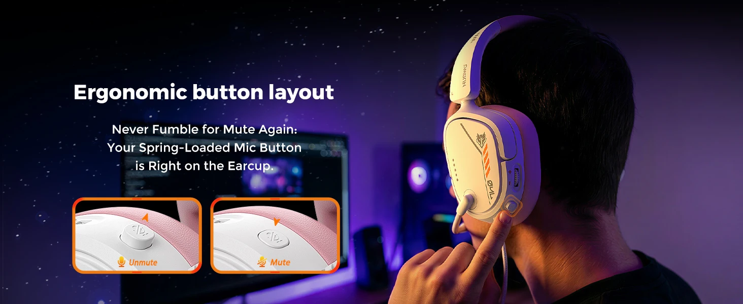 Nubwo Hg04l Lightweight Gaming Headset For Ps5 Ps4 Xbox And Switch_voghion.com