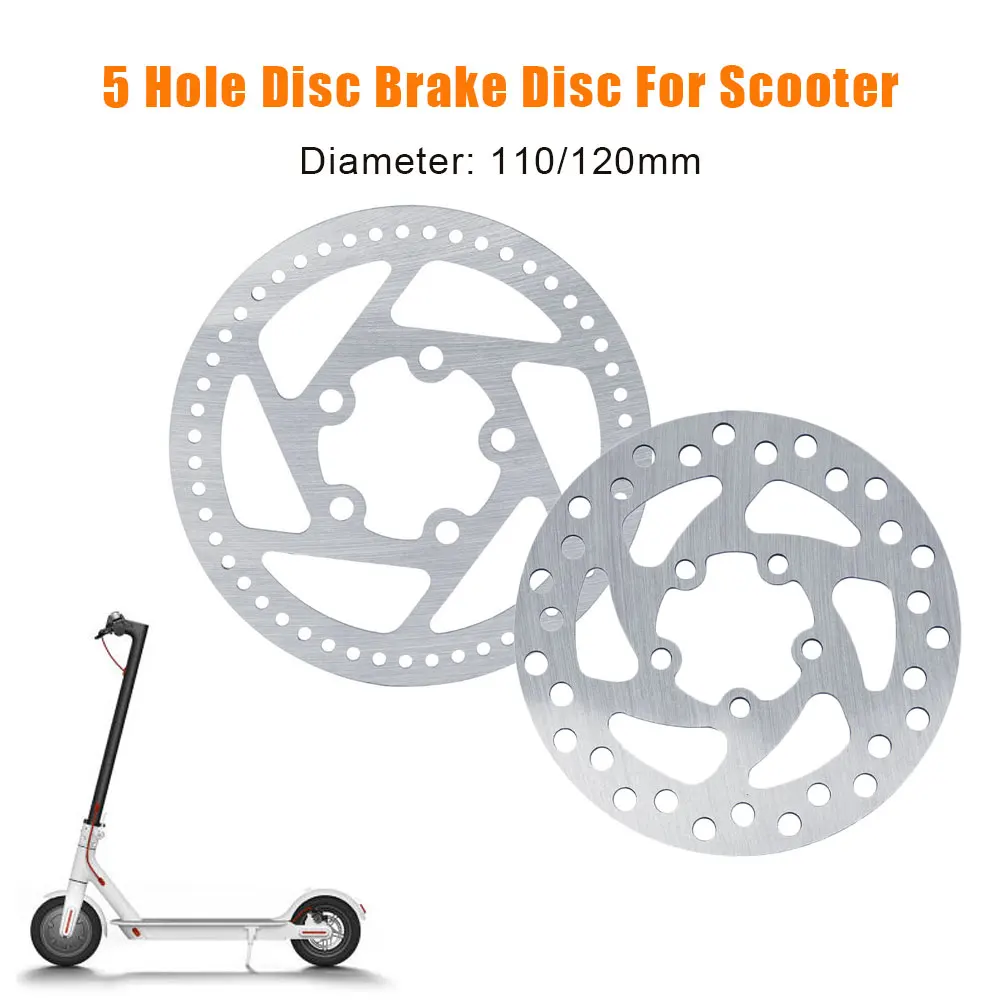 

Fit for Xiaomi Mijia Electric Scooter M365 With Hole From Disc Brake Disc 5 Holes 110mm 120mm Brake Disc Rear Rear Wheel Disc