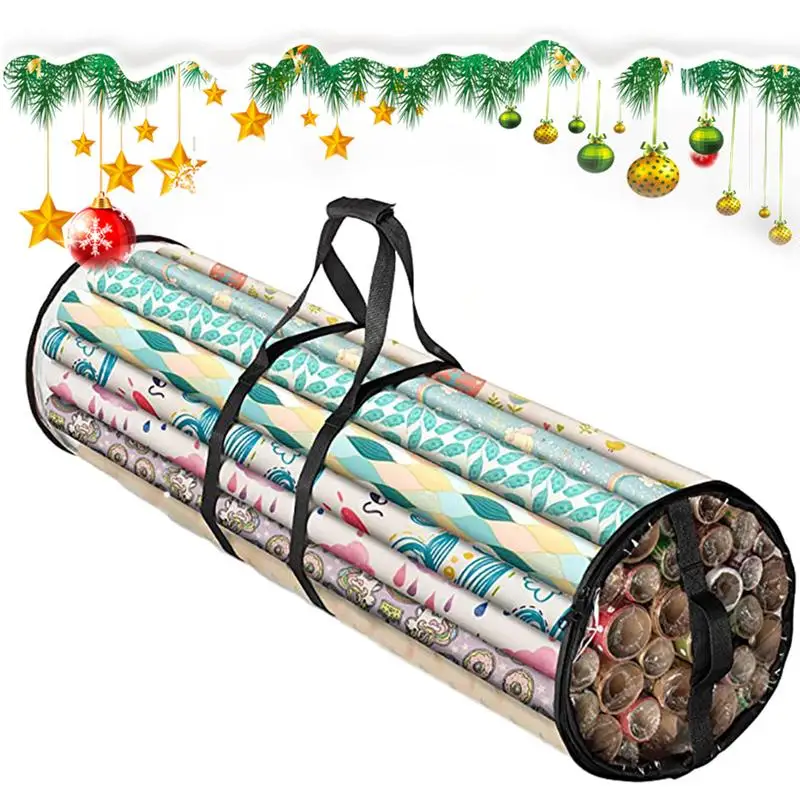 Wrapping Paper Storage Solutions That Keep The Clutter Under Control  Gift  wrap organization, Wrapping paper storage, Gift wrapping station