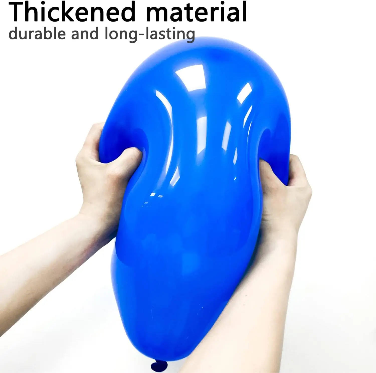 100 PCS Balloons Assorted Colors（Inside 10 Colors-10 Per Color) 12 Inch Balloons Bulk, Suitable for Birthday Family Party