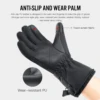 Electric Heated Gloves Motorcycle Winter Moto Heated Gloves Warm Waterproof Rechargeable Heating Thermal Gloves For Snowmobile 4