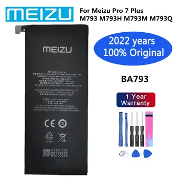 New 100% Original Battery BA793 3510mAh For Meizu Pro 7 Plus M793 M793H M793M M793Q Smart Mobile Phone Rechargable Battery