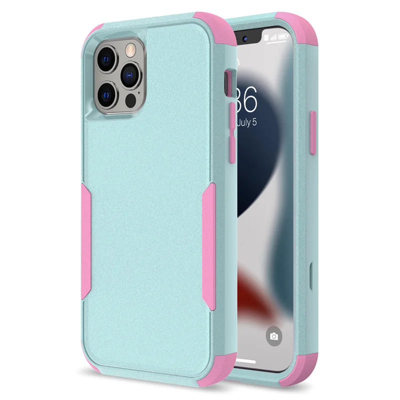 Luxury 3-Layer Armor Shockproof Case with Soft Bumpers