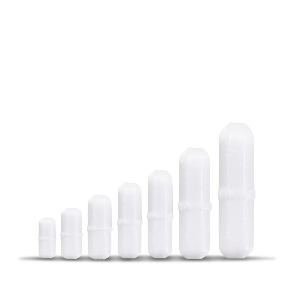 2 Barras Agitadoras Magnéticas YOKIVE - PTFE Revestido 1.57x0.31" - Para Laboratorio Líquidos