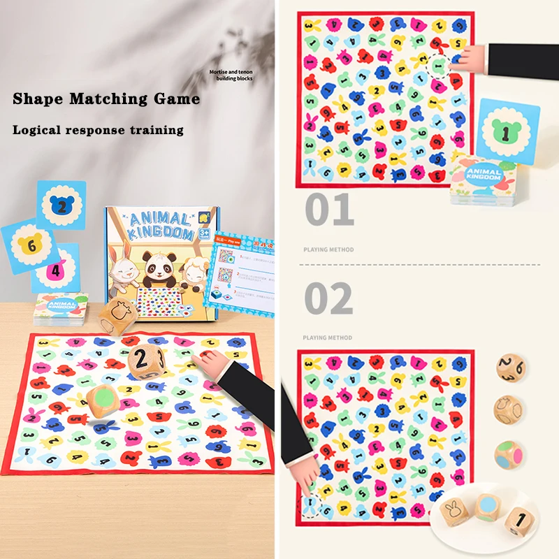 Math Thinking Board Games Kids Toys Montessori Arithmetic Educational Shape Matching Social Games Parent-child Interactive Games 4